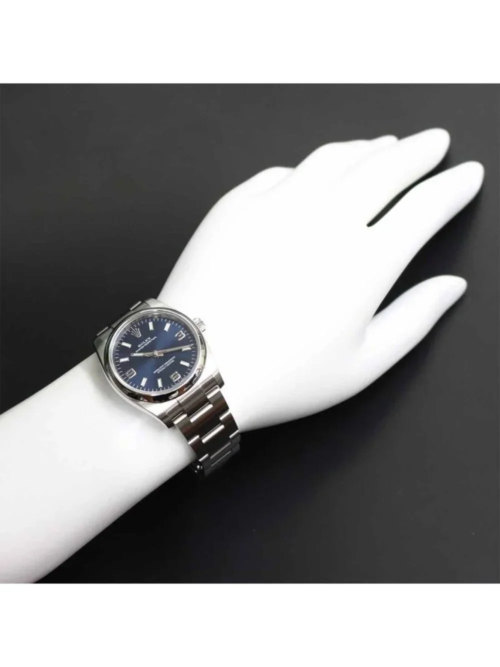 Rolex Air King Roulette Watch Blue Automatic Winding